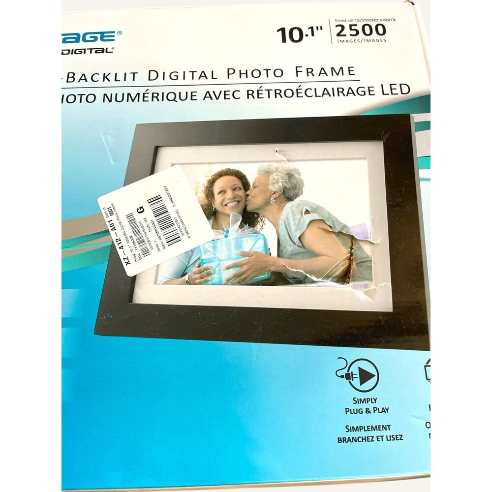 NEW PanImage PanDigital LARGE 10 Inch Digital Led Photo Frame Remote Control - Picture 6 of 6